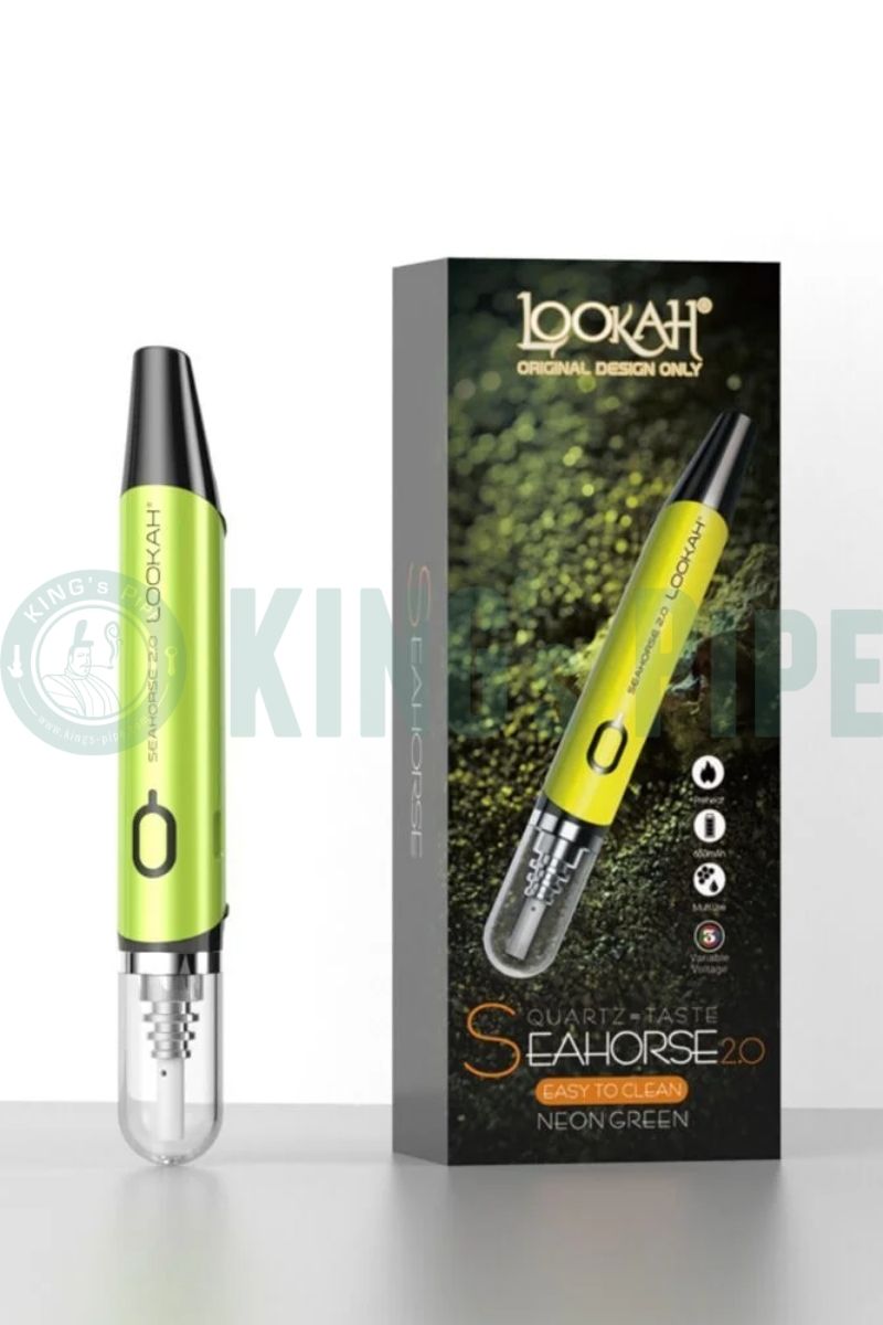 Lookah Seahorse 2.0 WAX Dab Pen Electric Nectar Collector Neon Green