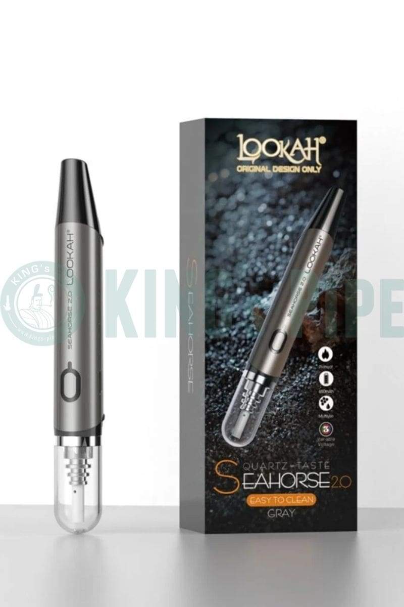 Lookah Seahorse 2.0 WAX Dab Pen Electric Nectar Collector Gray