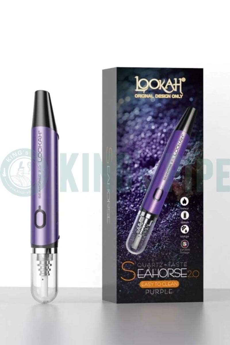 Lookah Seahorse 2.0 WAX Dab Pen Electric Nectar Collector Purple