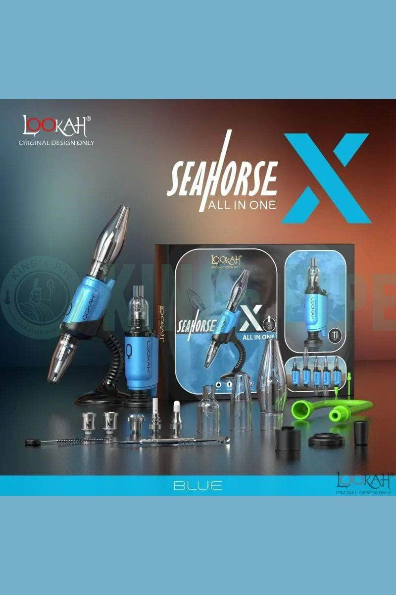 Lookah Seahorse X All-in-One Vaporizer Blue