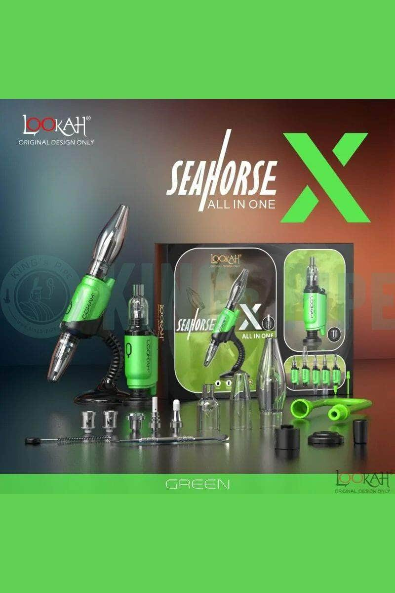 Lookah Seahorse X All-in-One Vaporizer Green