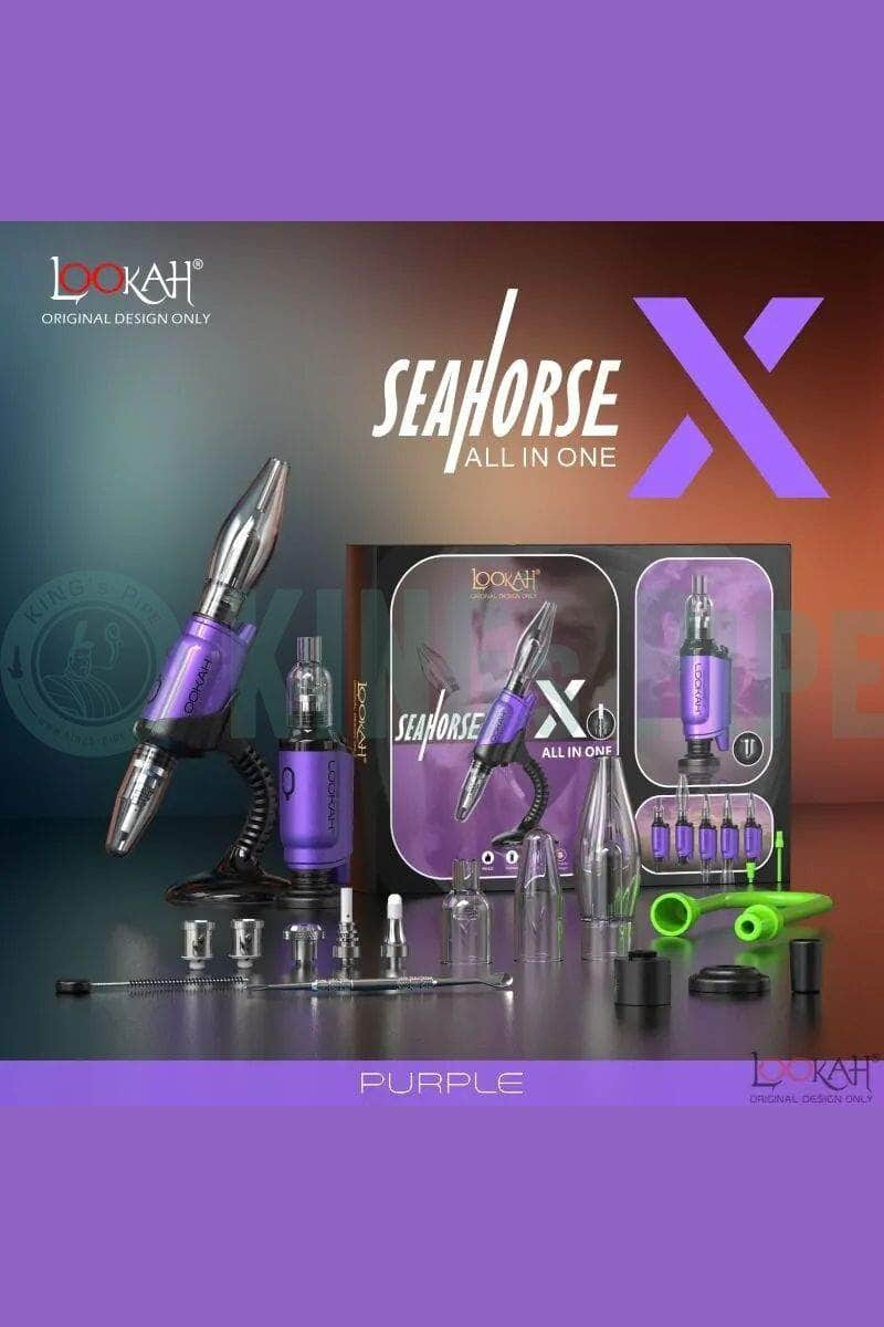 Lookah Seahorse X All-in-One Vaporizer Purple