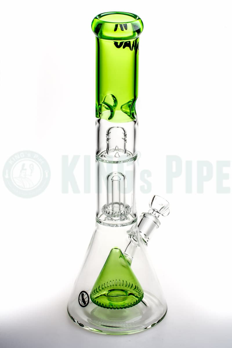 MAV Glass - 15 inch Pyramid to Single UFO Perc Beaker Bong