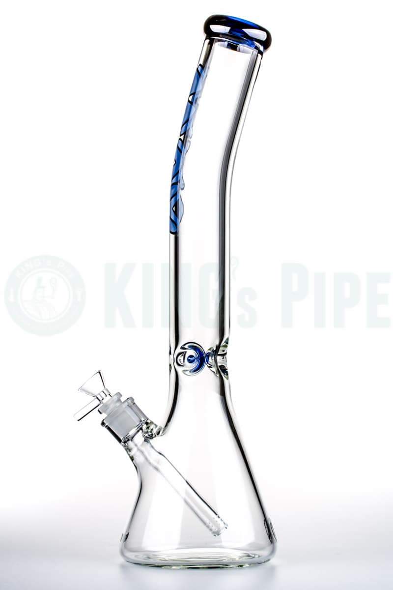 MAV Glass - 18 inch 9mm Bent Neck Beaker Bong