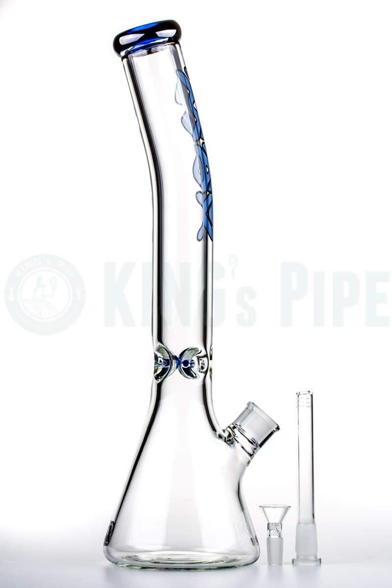 MAV Glass - 18 inch 9mm Bent Neck Beaker Bong