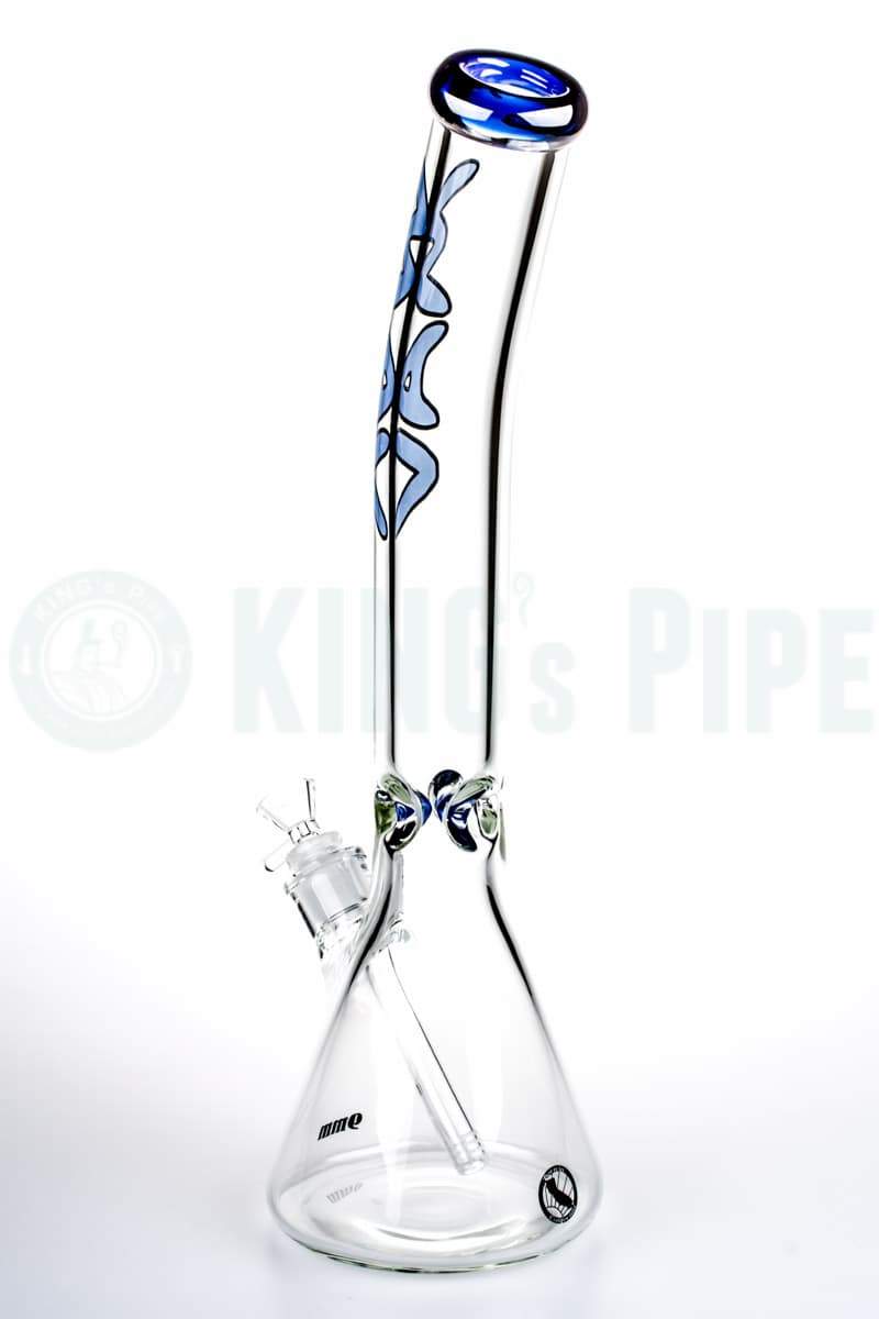 MAV Glass - 18 inch 9mm Bent Neck Beaker Bong