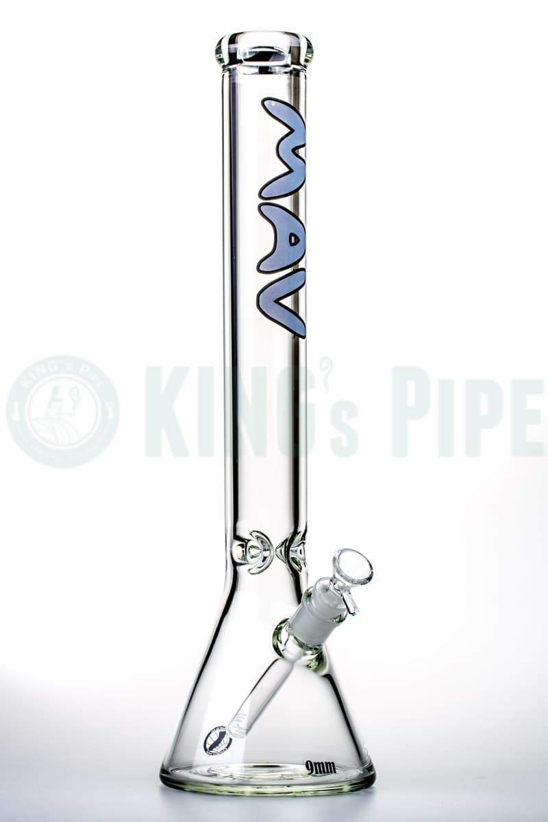 MAV Glass - 18 inch 9mm Thick Glass Beaker Bong Blue