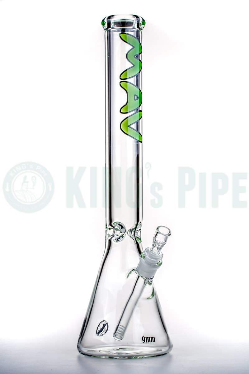 MAV Glass - 18 inch 9mm Thick Glass Beaker Bong Green