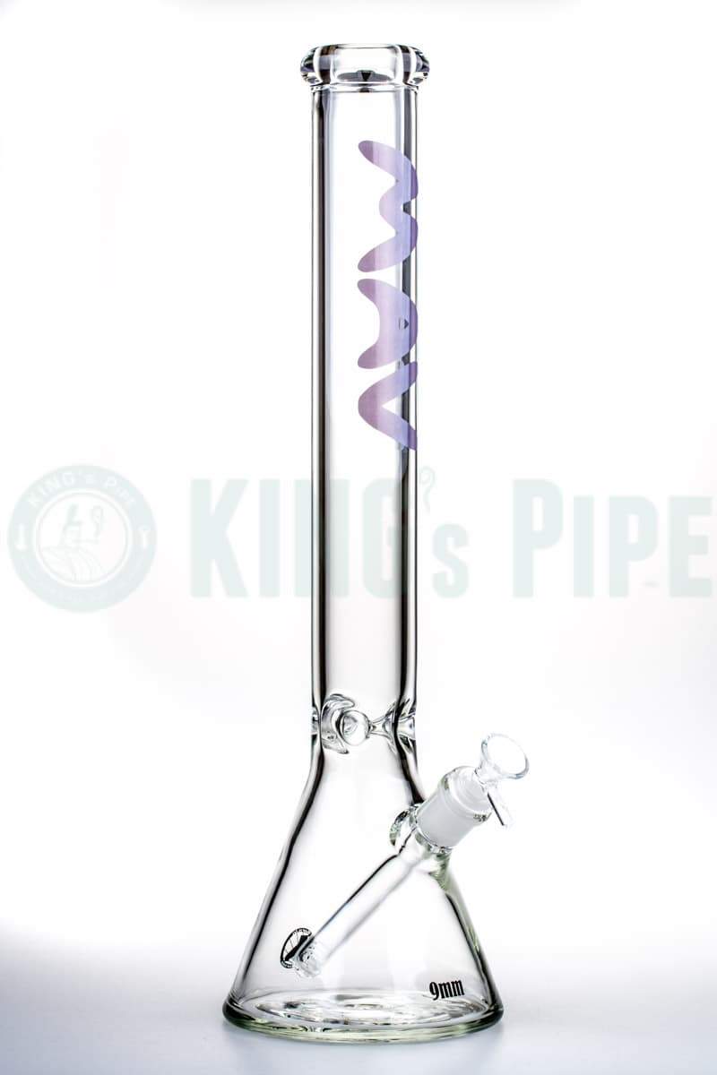 MAV Glass - 18 inch 9mm Thick Glass Beaker Bong Purple