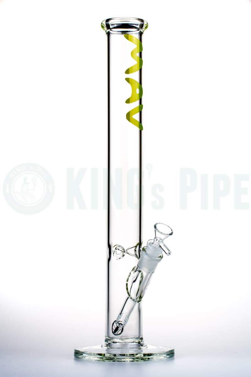 MAV Glass - 18&#39;&#39; Straight Glass Bong Green