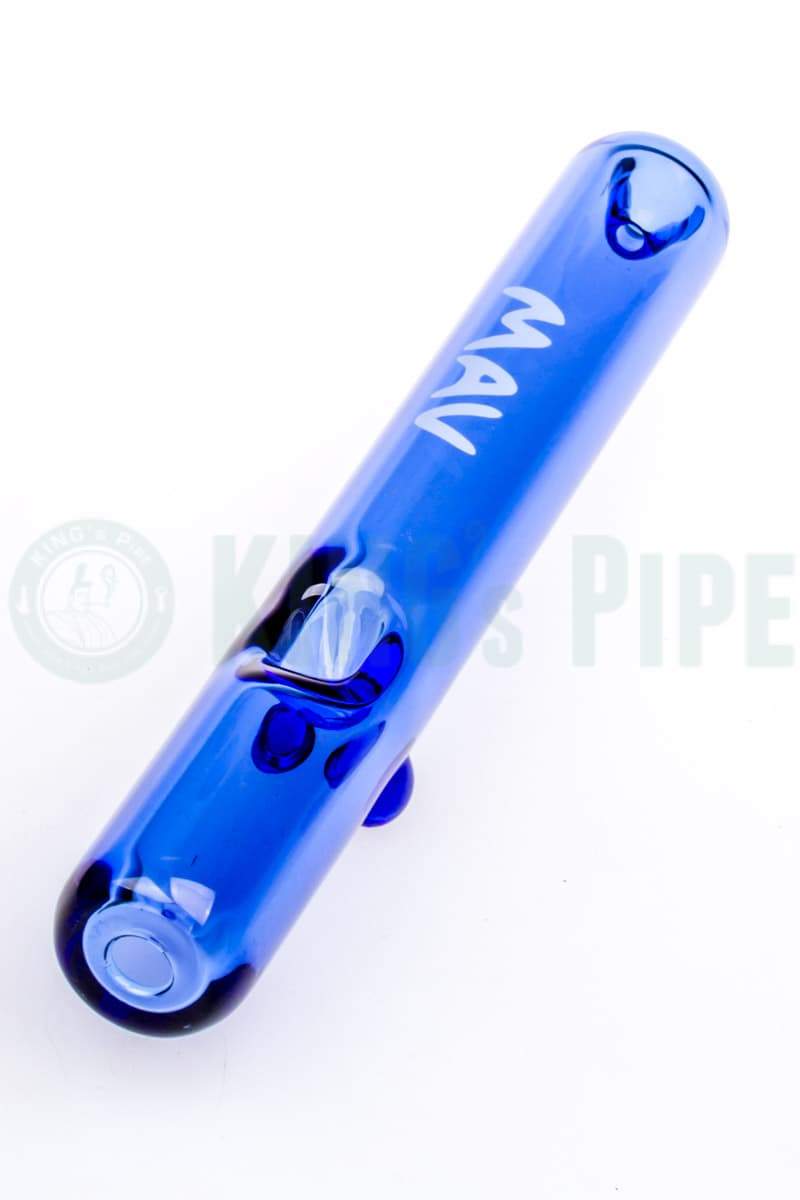 MAV Glass - 7 Inch Steamroller Pipe Blue