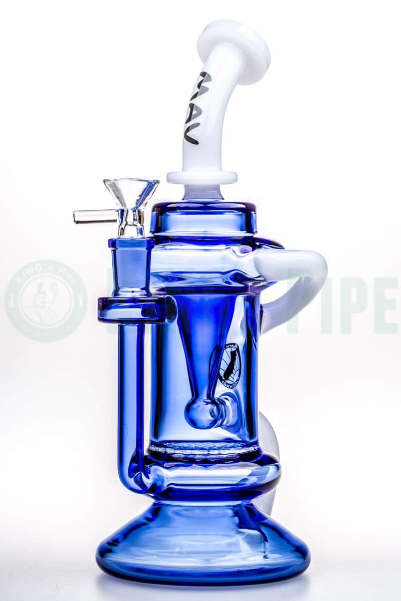 MAV Glass - Honeycomb Klein Recycler Blue White