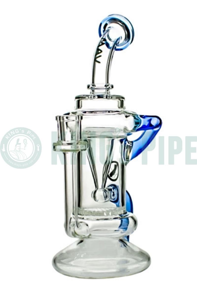 MAV Glass - Honeycomb Klein Recycler Clear Blue