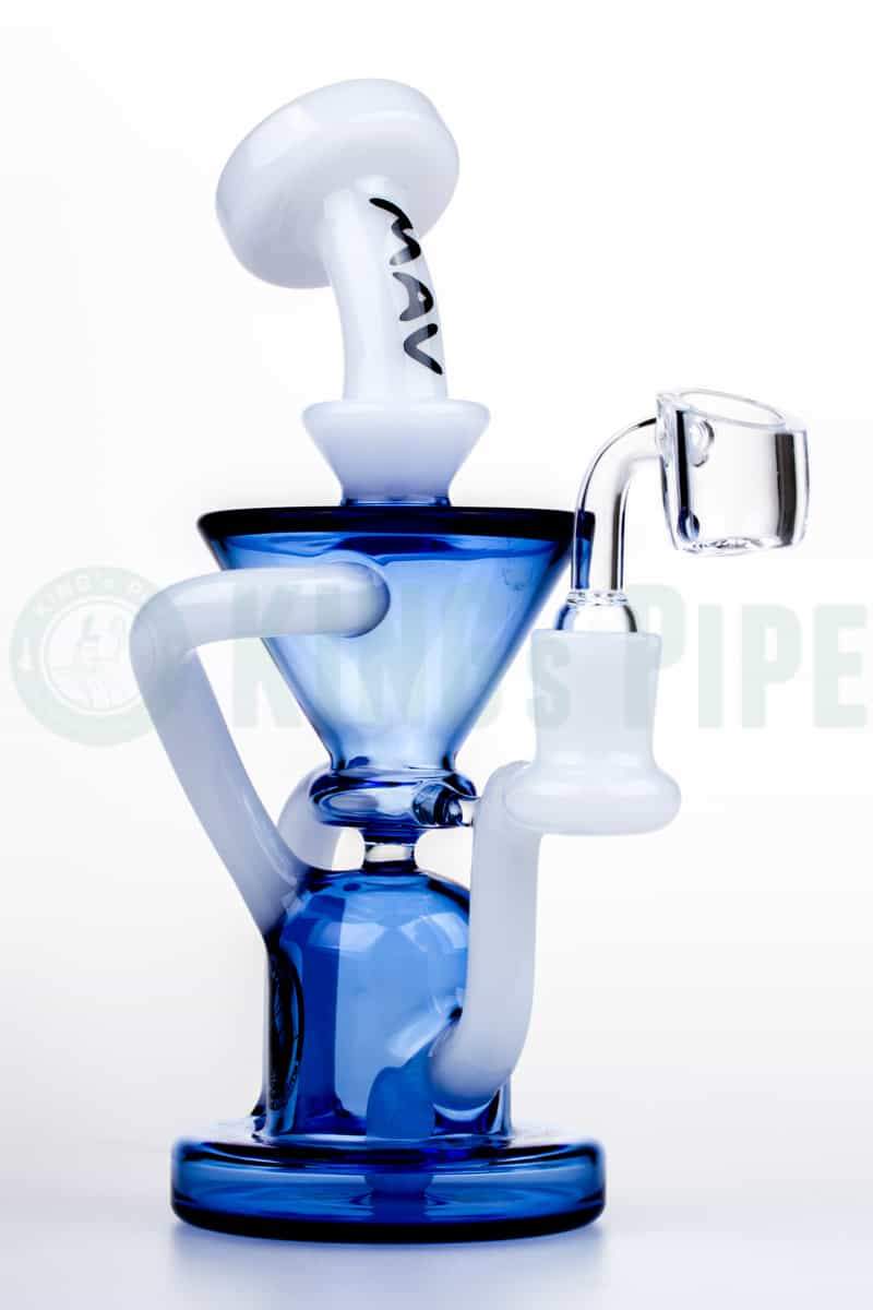 MAV Glass - Humboldt Mini Klein Recycler Blue White