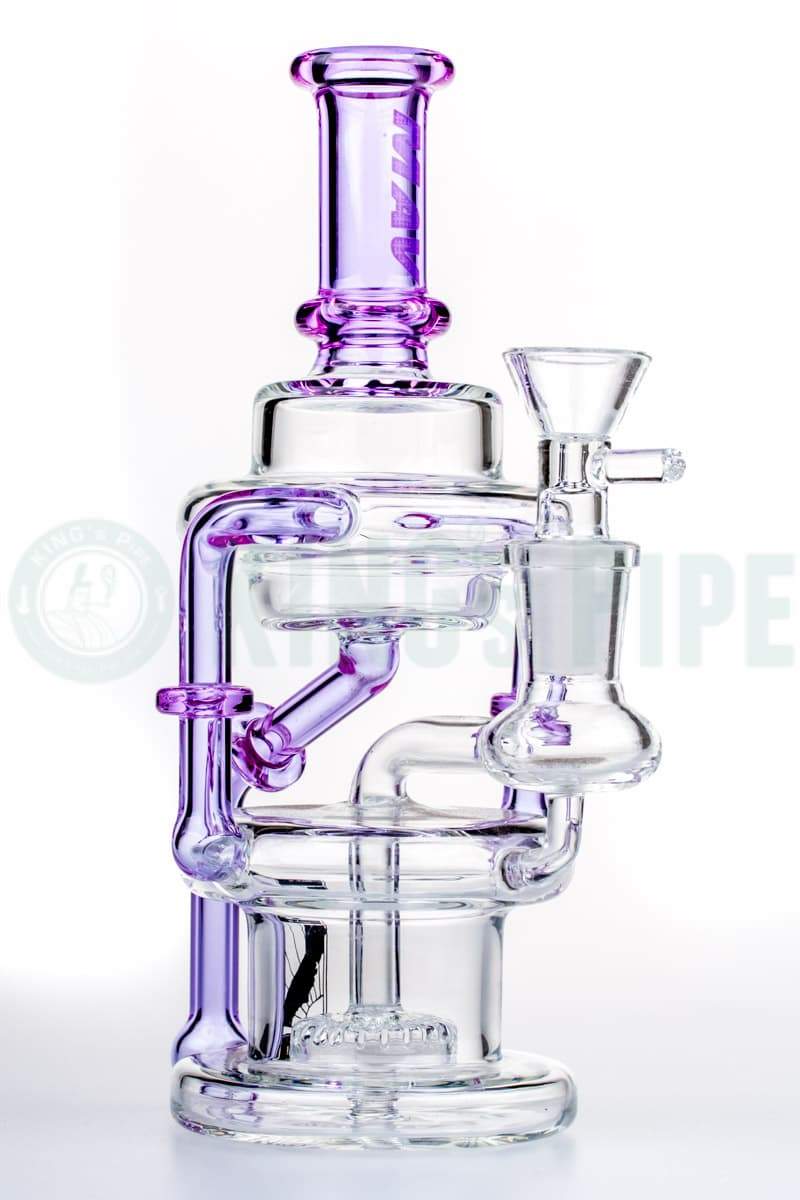 MAV Glass - Microscope Double Arm Recycler Clear Purple