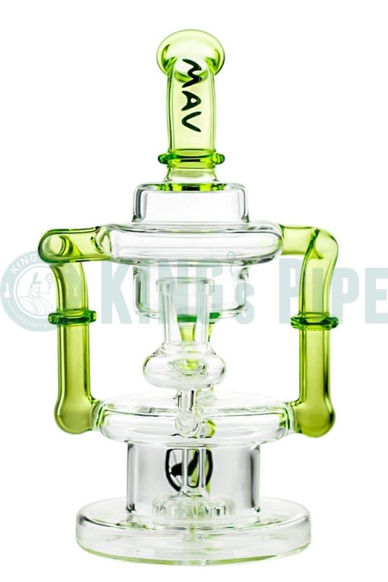 MAV Glass - Microscope Double Arm Recycler Clear Lime