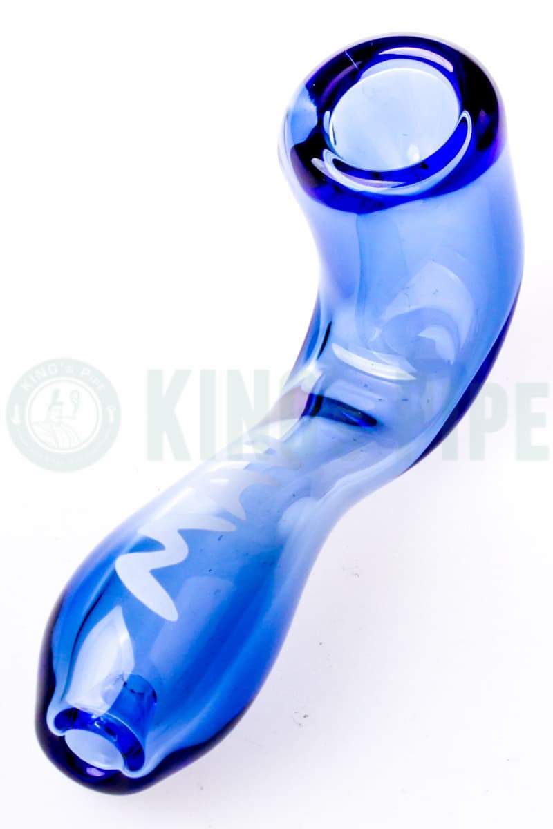 MAV Glass - Mini Sherlock Glass Pipe Blue