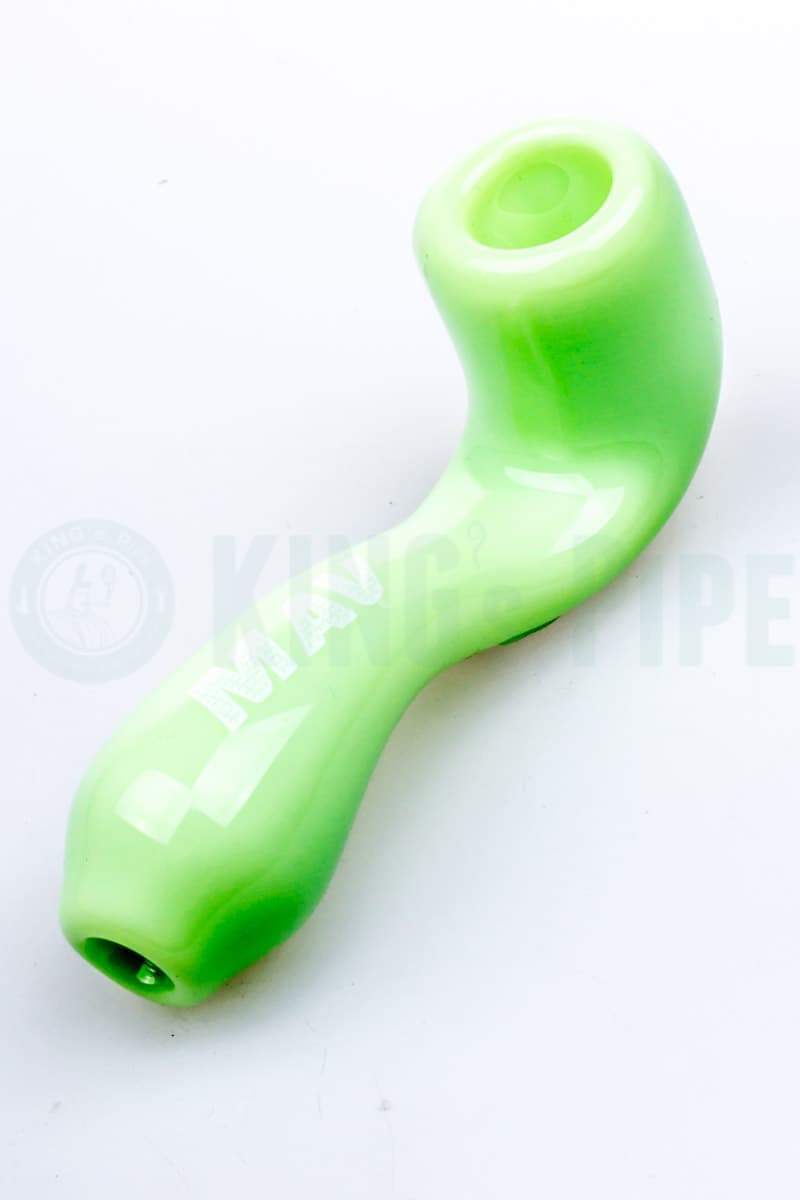 MAV Glass - Mini Sherlock Glass Pipe Pastel Green