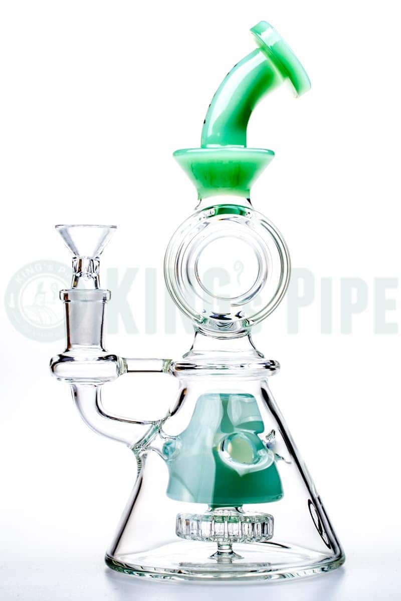 MAV Glass Pyramid Swiss Showerhead Wax Rig