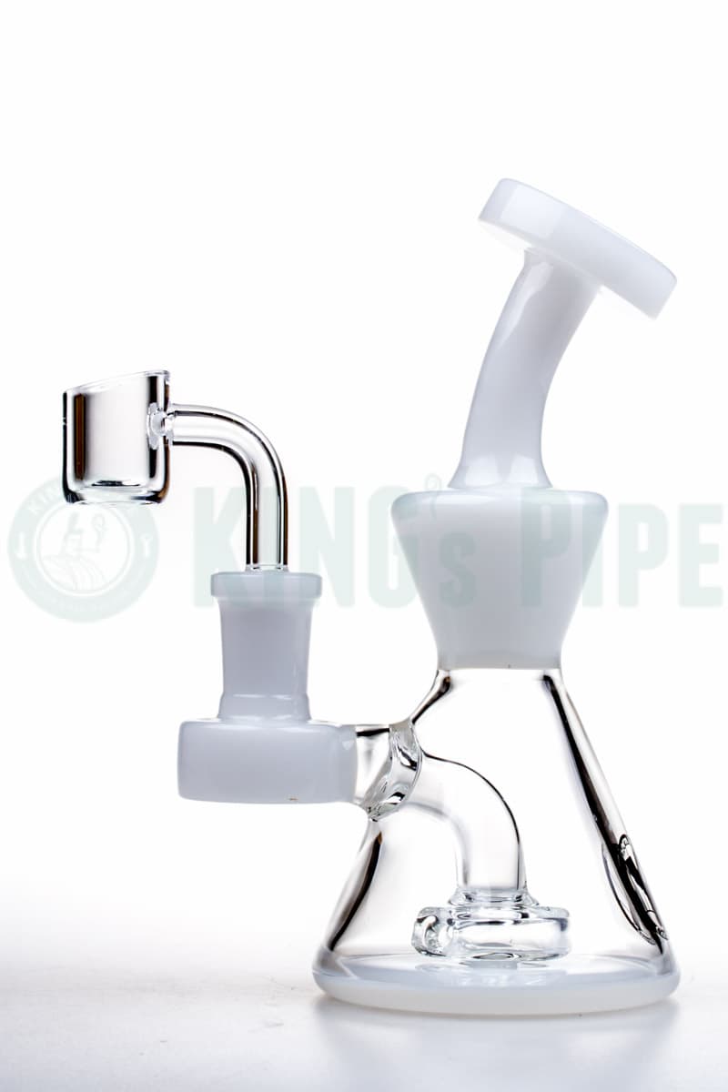 MAV Glass - The Balboa Mini Beaker Rig White