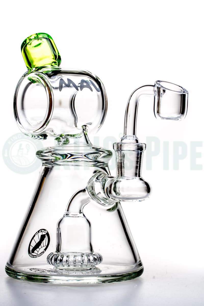 Maverick Glass - Barrel Neck UFO Showerhead Beaker Rig Lime