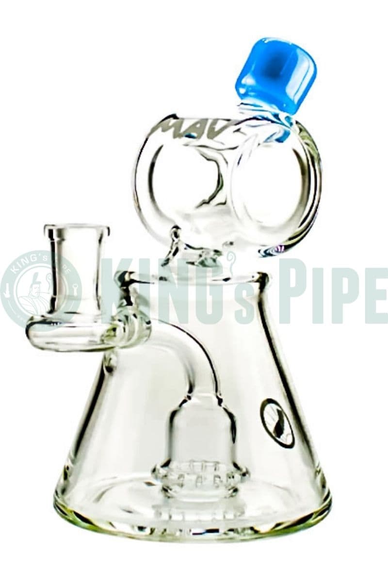 Maverick Glass - Barrel Neck UFO Showerhead Beaker Rig Pastel Blue