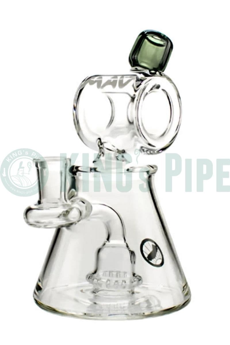 Maverick Glass - Barrel Neck UFO Showerhead Beaker Rig Charcoal