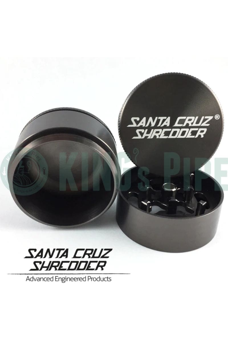 Santa Cruz Shredder - 1.6&#39;&#39; Mini 3 Piece Herb Grinder Grey