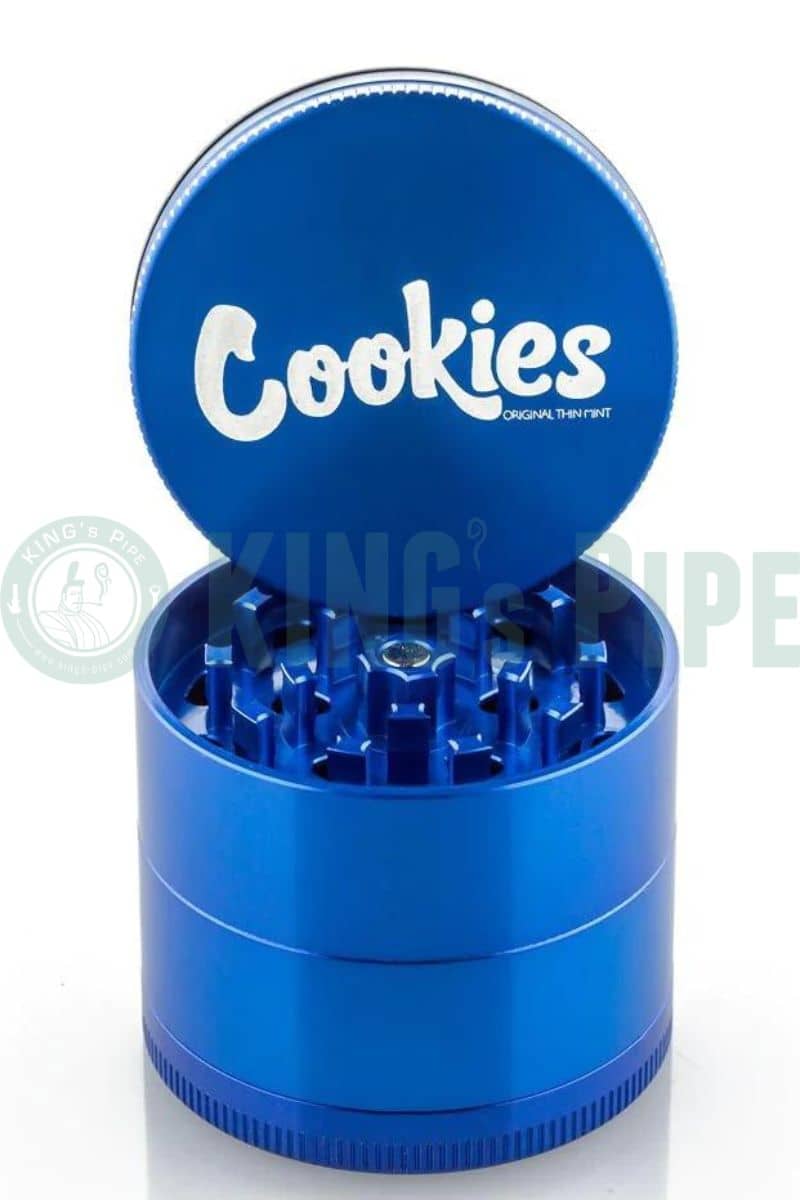 Santa Cruz Shredder - 2.2&quot; Medium 4 Piece Cookies Herb Grinder Blue