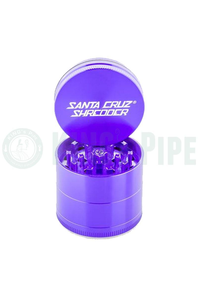 Santa Cruz Shredder - 2.2&quot; Medium 4 Piece Herb Grinder Glossy Purple