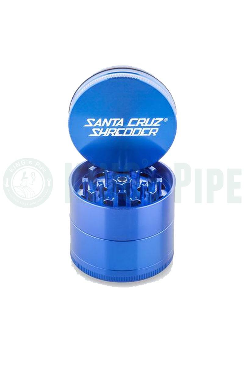 Santa Cruz Shredder - 2.2&quot; Medium 4 Piece Herb Grinder Glossy Blue