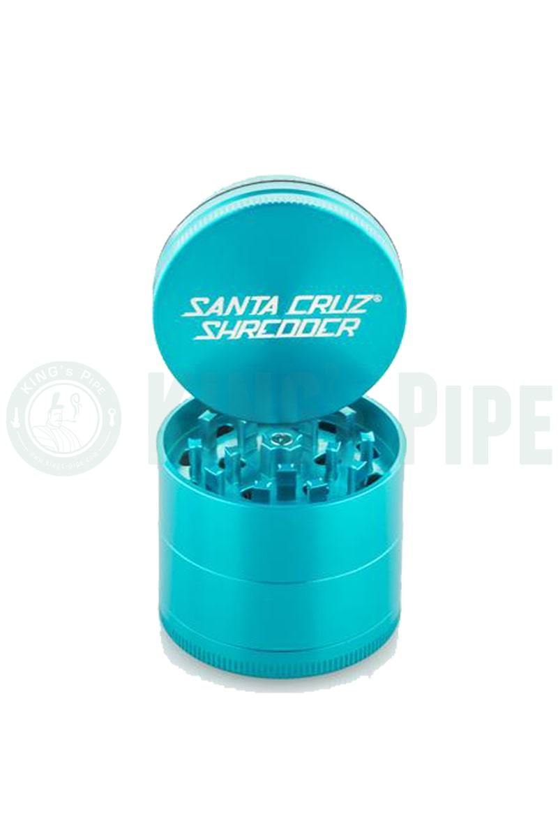 Santa Cruz Shredder - 2.2&quot; Medium 4 Piece Herb Grinder Glossy Teal