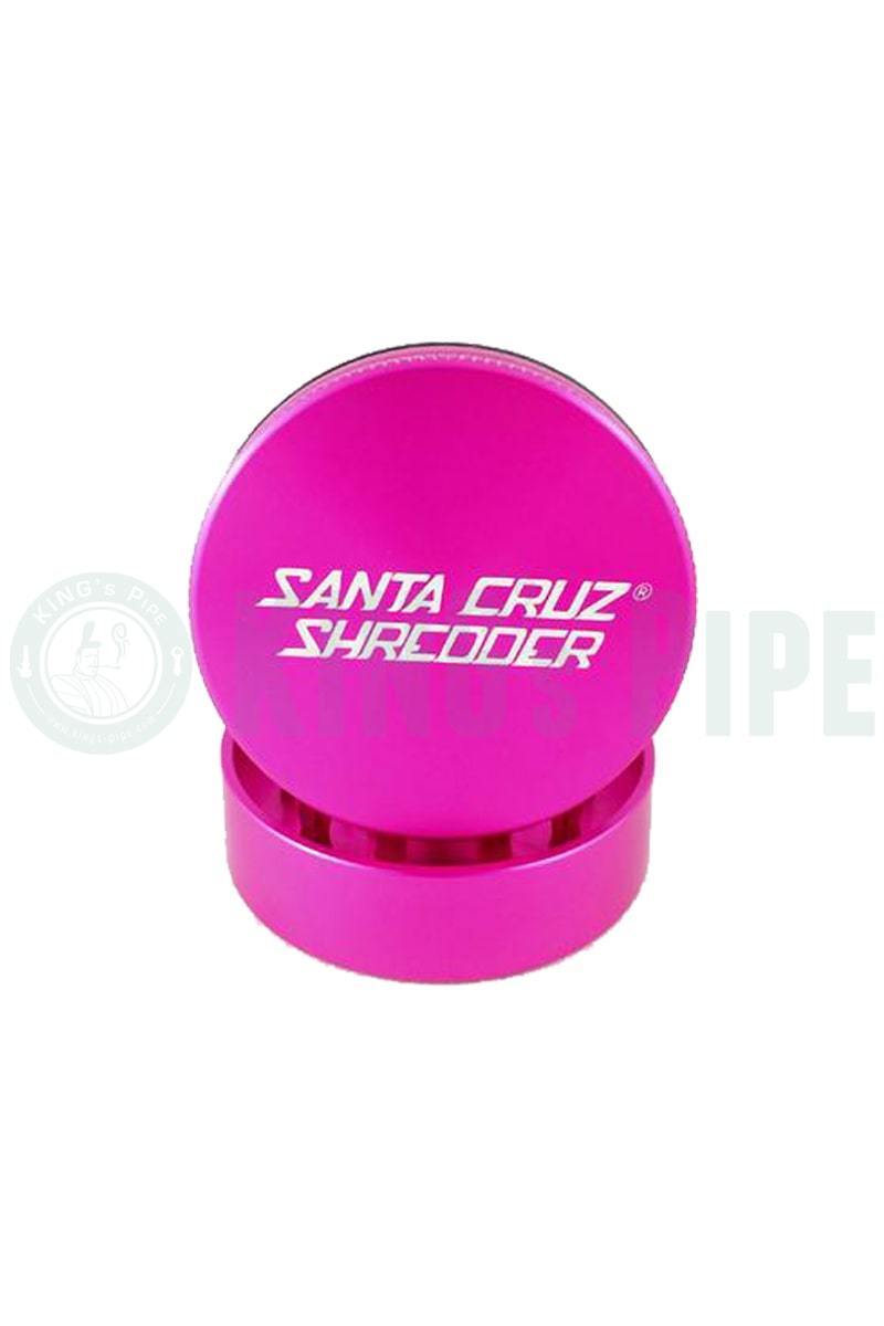 Santa Cruz Shredder - 2.75&quot; Large 2 Piece Herb Grinder Pink