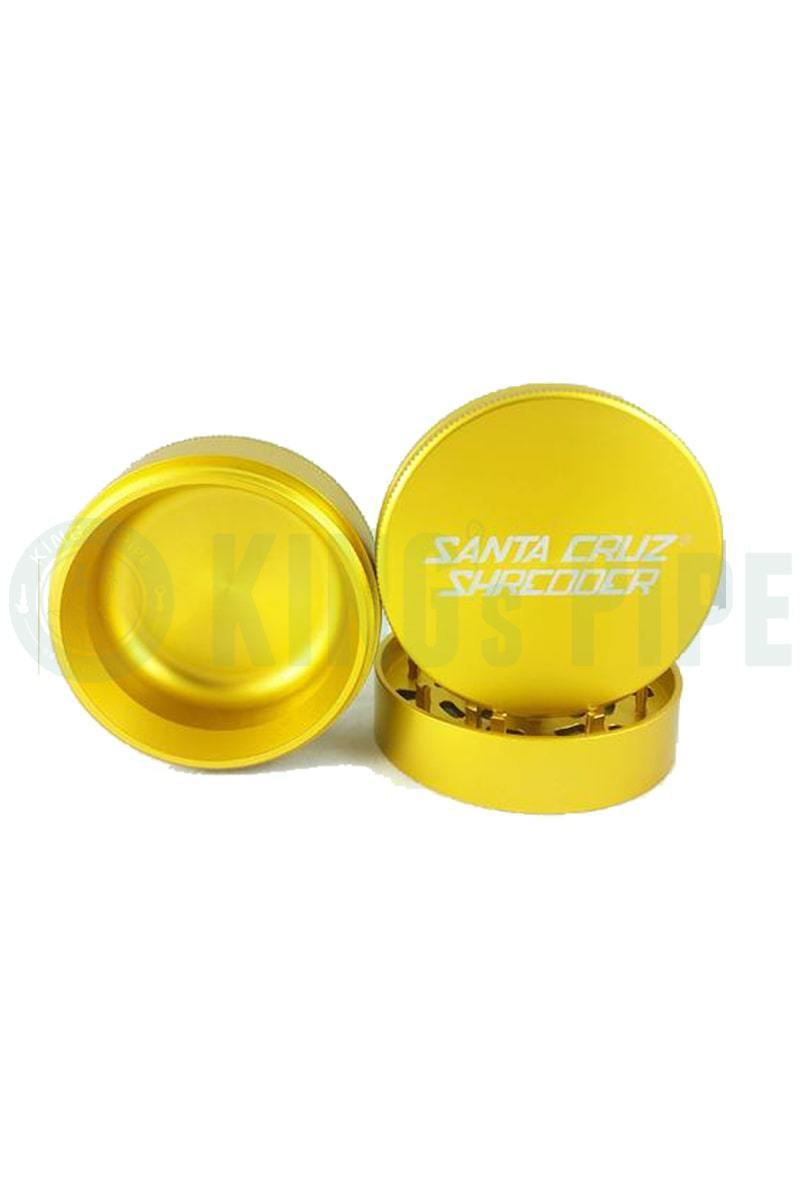 Santa Cruz Shredder - 2.75&quot; Large 3 Piece Herb Grinder Gold