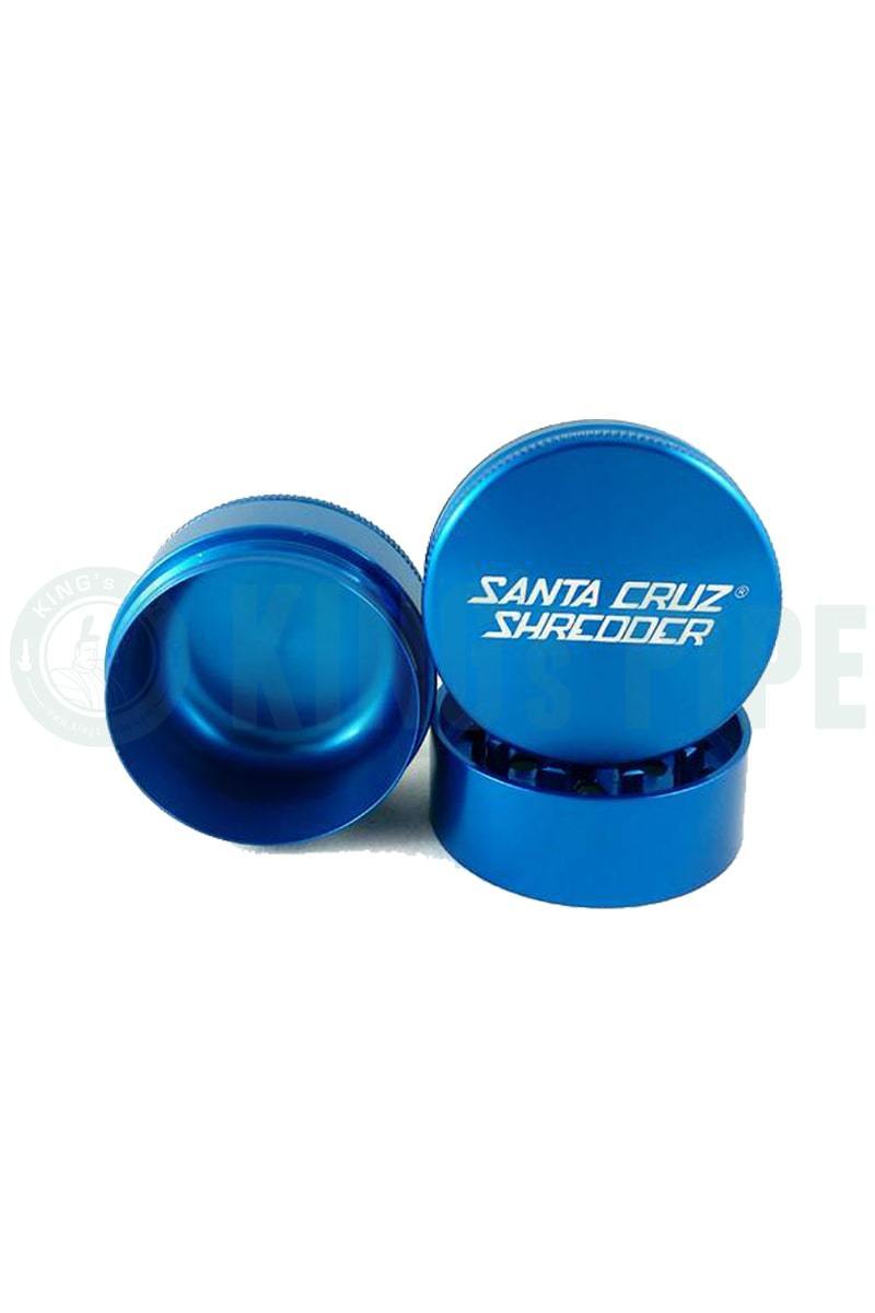 Santa Cruz Shredder - 2.75&quot; Large 3 Piece Herb Grinder Blue