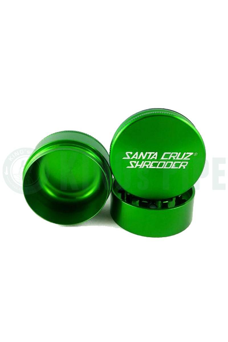 Santa Cruz Shredder - 2.75&quot; Large 3 Piece Herb Grinder Green