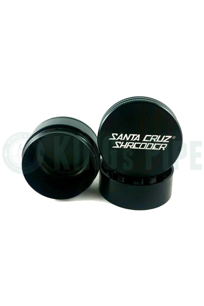 Santa Cruz Shredder - 2.75&quot; Large 3 Piece Herb Grinder Black