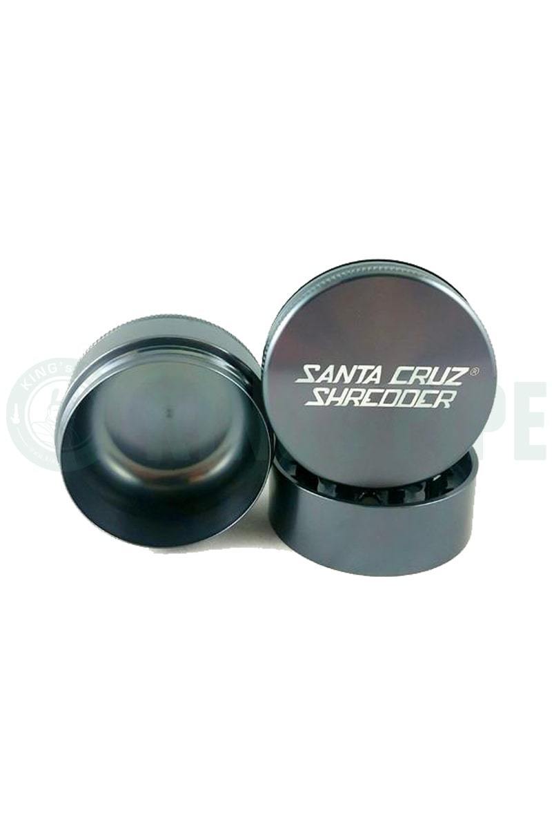 Santa Cruz Shredder - 2.75&quot; Large 3 Piece Herb Grinder Grey