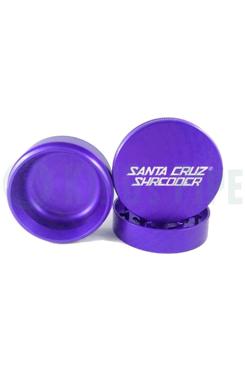 Santa Cruz Shredder - 2.75&quot; Large 3 Piece Herb Grinder Purple