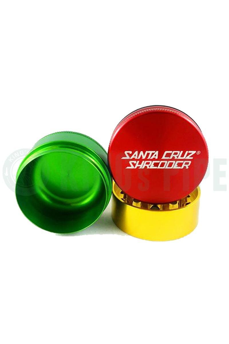 Santa Cruz Shredder - 2.75&quot; Large 3 Piece Herb Grinder Rasta