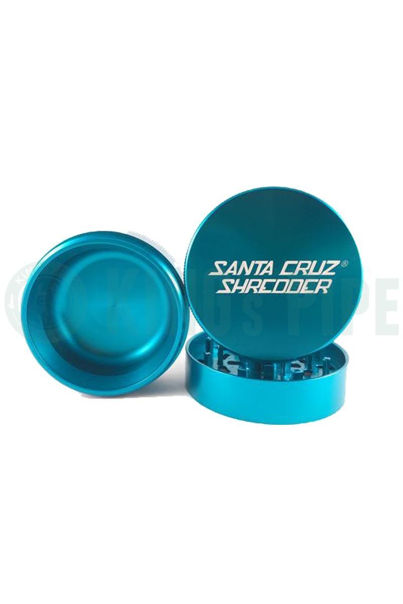 Santa Cruz Shredder - 2.75&quot; Large 3 Piece Herb Grinder Teal