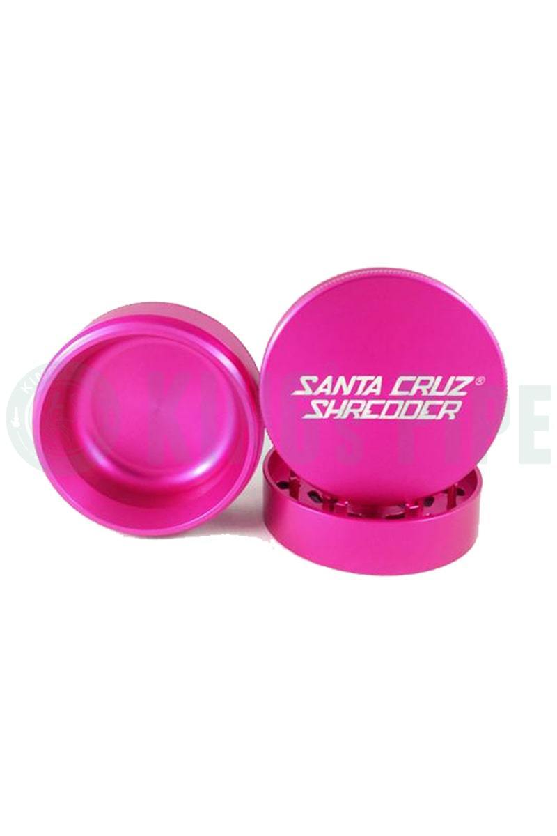 Santa Cruz Shredder - 2.75&quot; Large 3 Piece Herb Grinder Pink