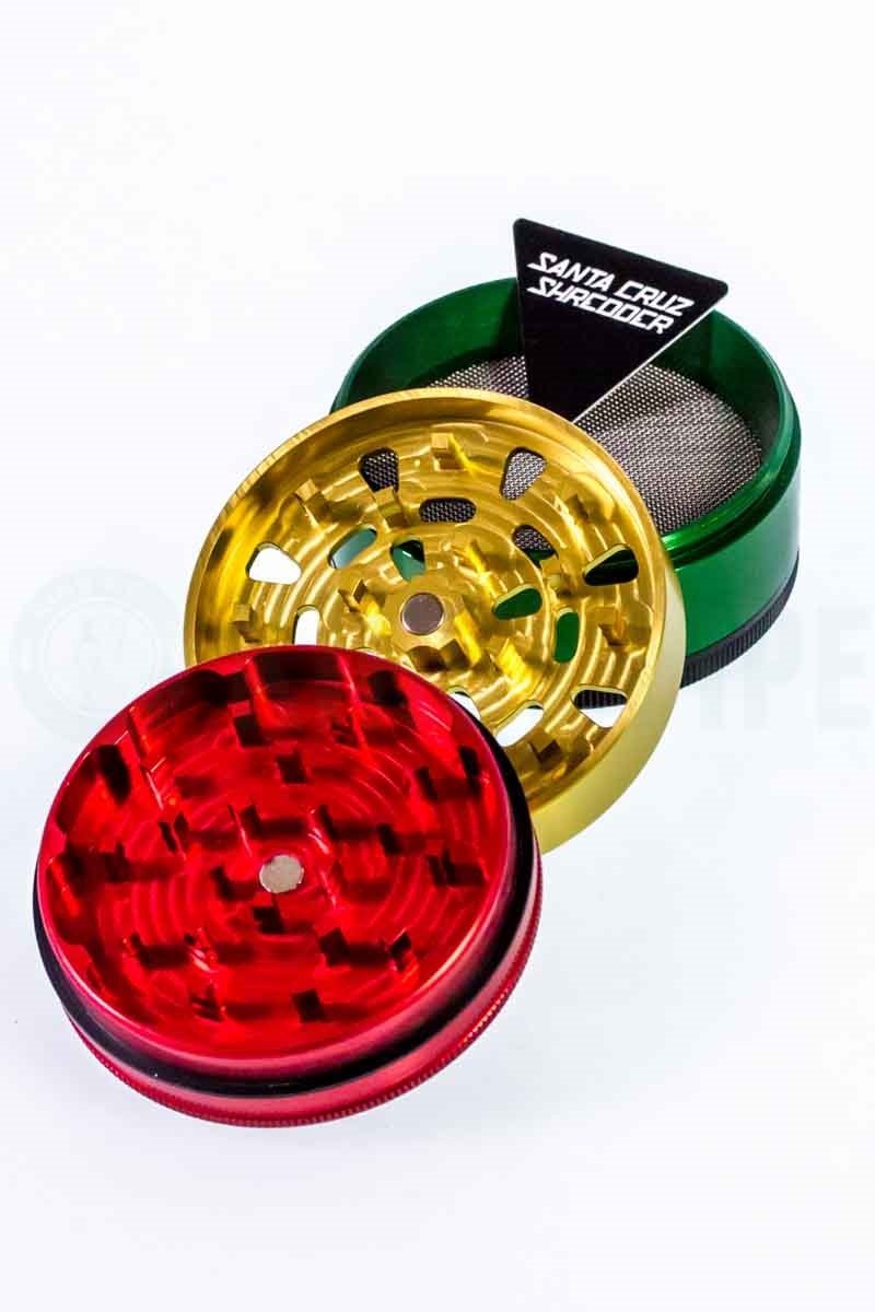 Santa Cruz Shredder - 2.75&quot; Large 4 Piece Herb Grinder