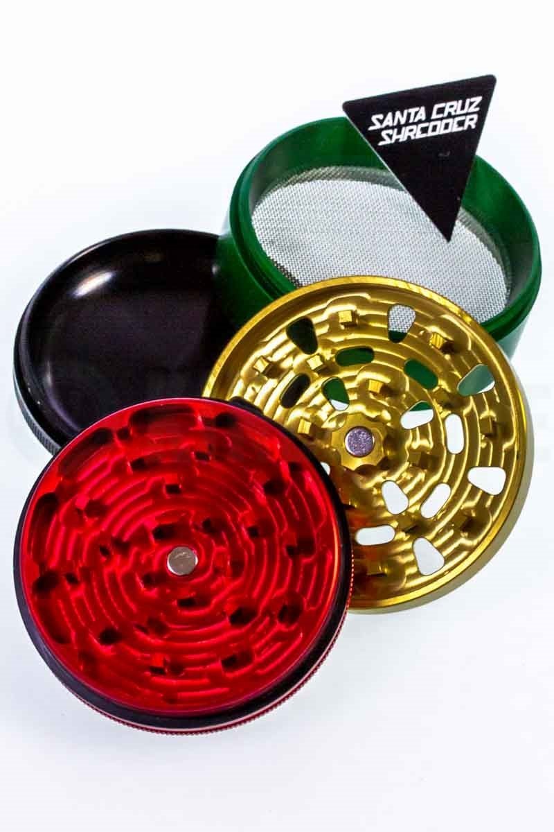 Santa Cruz Shredder - 2.75&quot; Large 4 Piece Herb Grinder