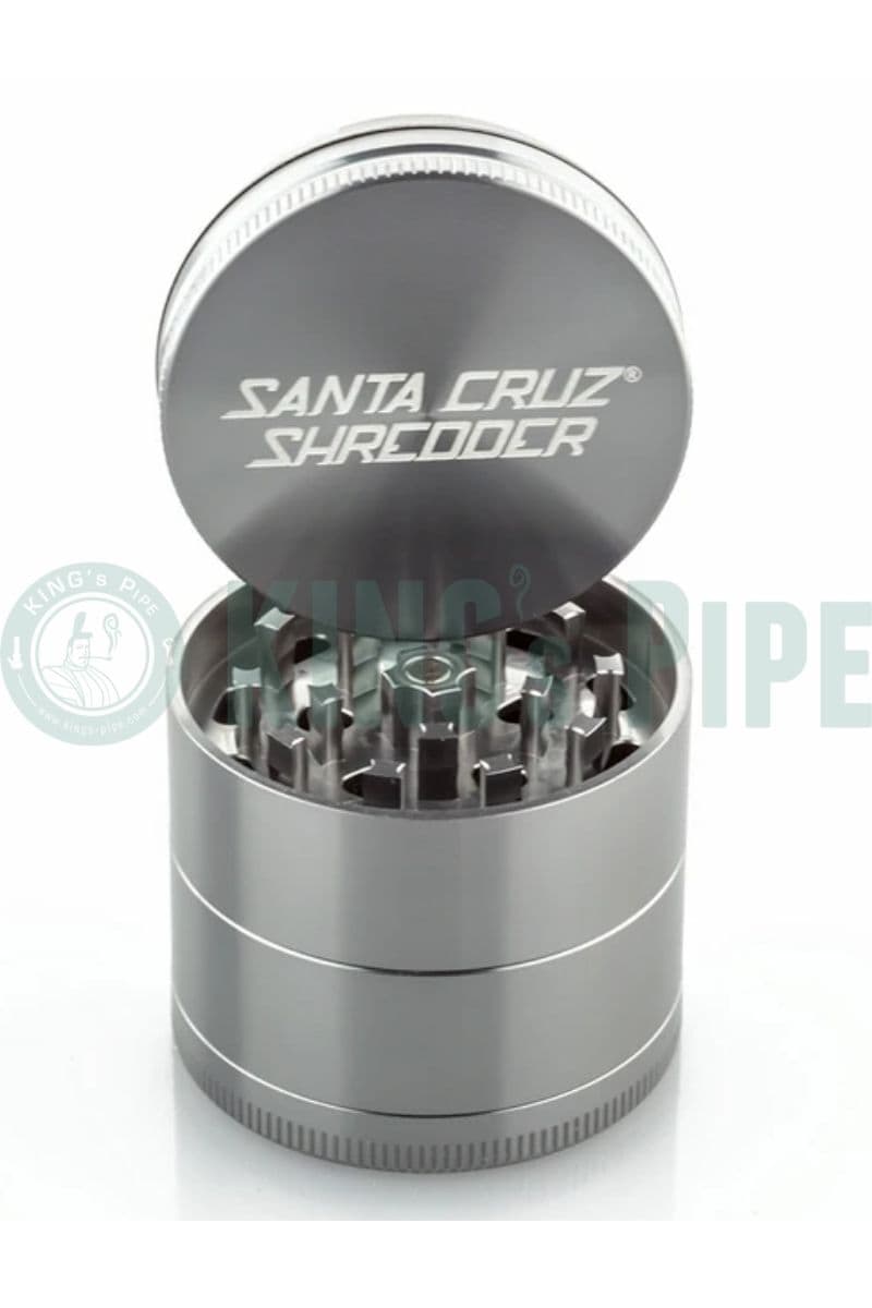 Santa Cruz Shredder - 2&#39;&#39; Medium 4 Piece Herb Grinder Grey