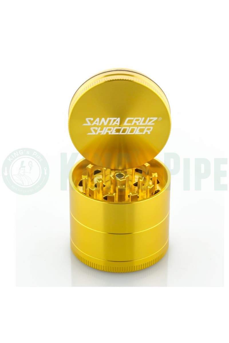 Santa Cruz Shredder - 4&quot; Jumbo 4 Piece Herb Grinder Gold