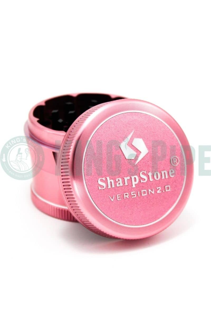 Sharp Stone - 2.2&quot; Medium V2 4 Piece Grinder Pink