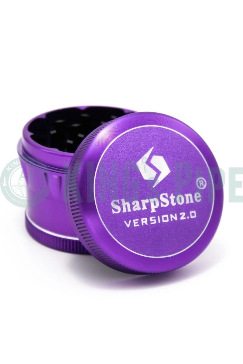 Sharp Stone - 2.2&quot; Medium V2 4 Piece Grinder Purple