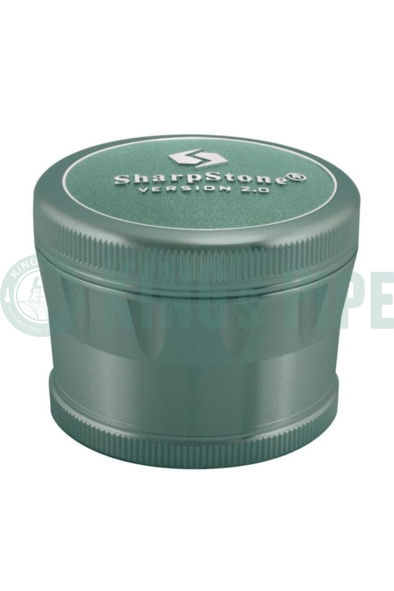 Sharp Stone - 2.2&quot; Medium V2 4 Piece Grinder Green