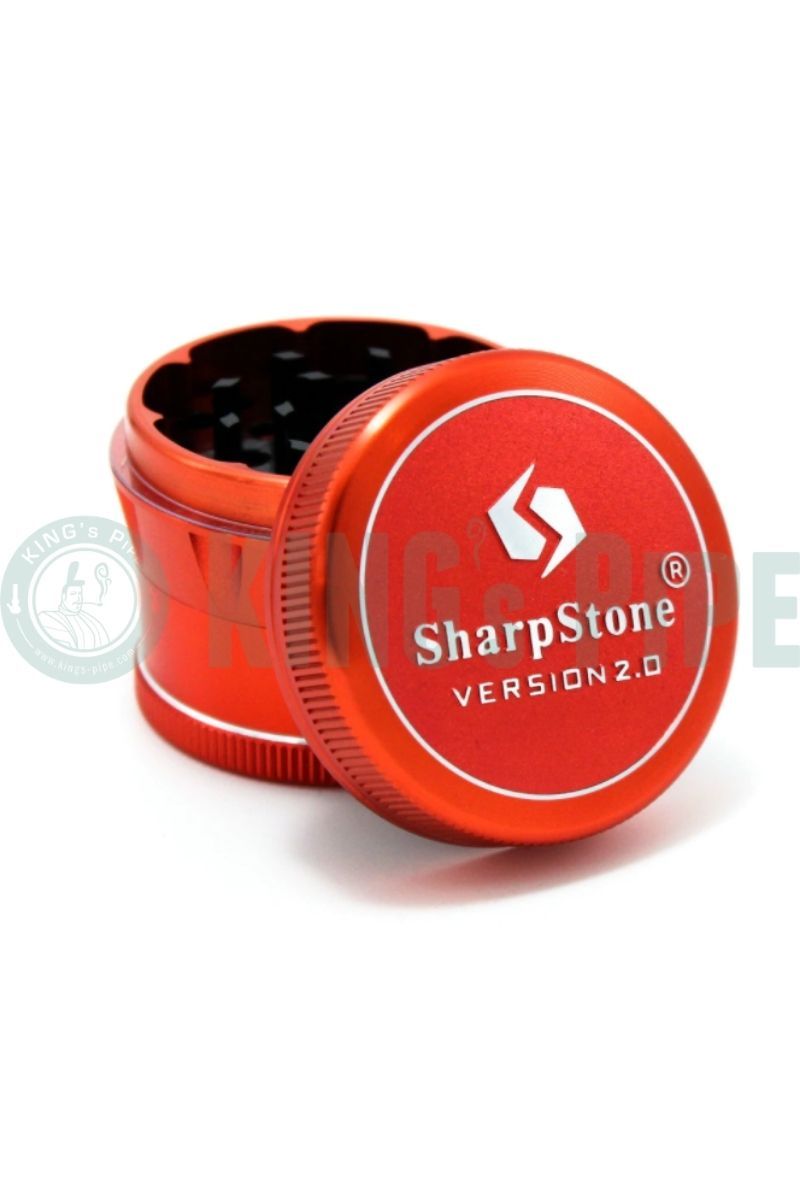 Sharp Stone - 2.5&quot; Large V2 Grinder Red